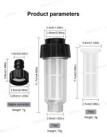 Conector Rápido De Fregadero SEAMETAL G3/4'' Filtro De Agua Para Lavadora De Alta Presión Material De Plástico Engenharia - details 10