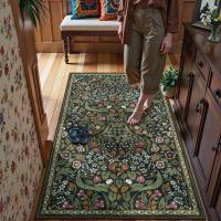 Alfombra Bohemio Floral Vibrante Para Sala De Estar Decorativa Anti-deslizante Lavable Minimalista Para Dormitorio Y Baño - details 6
