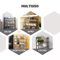 Estantería Estante Zapatero de 3/4/5 Niveles, Zapatero Metálico y Plástico, Fácil de Montar, Organizador de Zapatos Multifuncional. - details 2