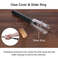 Pulverizador De Vino Con Tapa De Madera Pin Remover Portátil Y Seguro En Acero Inoxidable Herramientas De Barra Accesorios De Cocina Abrebotellas De Presión Aire - details 4