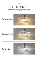 Lámpara Colgante Nórdica LED Para Iluminación Interior Decoración De Hogar Comedor Sala De Estar Escaleras Material Acryl Y Hierro Fuente De Luz LED - details 8