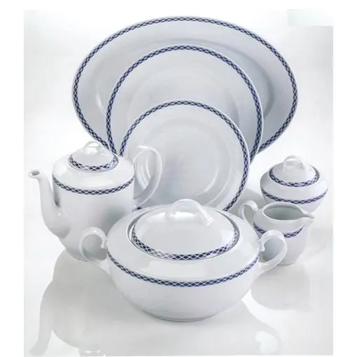 TE 27 PIEZAS ALOIA ELEGANCE AZUL JUEGO - 1