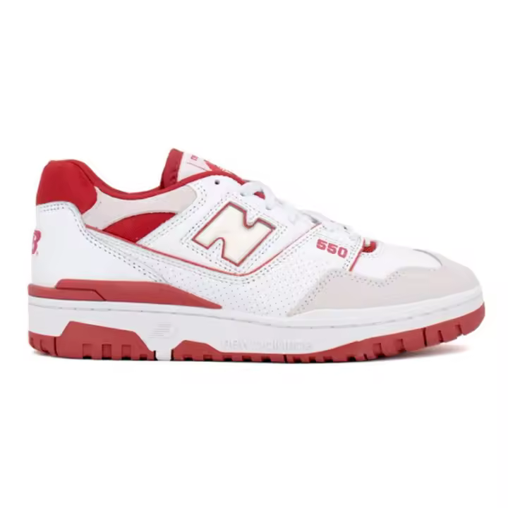 New Balance Zapatillas New Balance 550 White Hombre Blanco/rojo - 1
