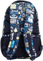 Mochila escolar 4 cremalleras 25l The Yety Azul Marino - Milan F624604YT2 - details 1