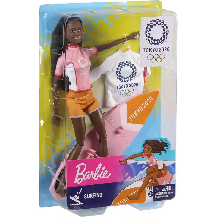 Barbie Surfera Olimpiadas Tokyo 2020  Mattel GJL76 - 1