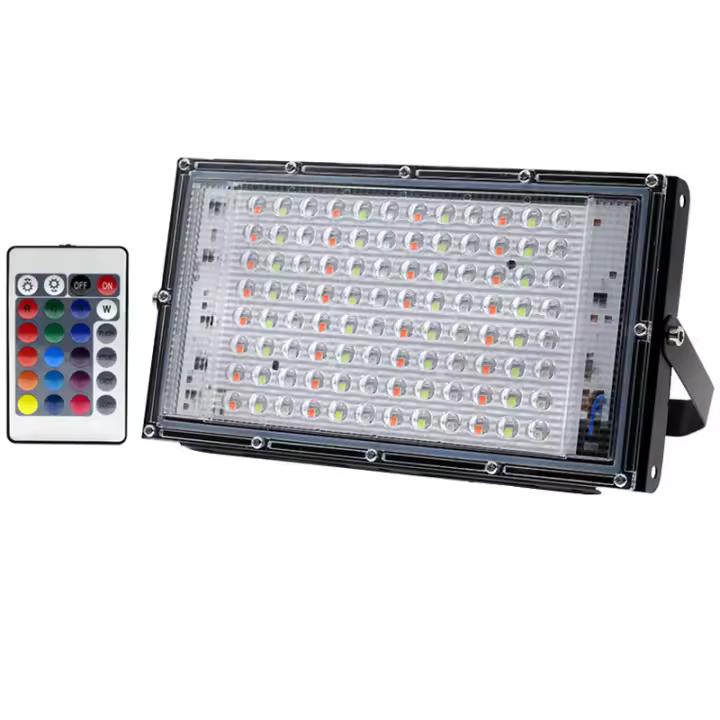 Lámpara De Paisaje LED RGB 220V 230V IP65 Impermeable 100W Para Jardín Calle Puerta Cerca Iluminación Exterior Escenario De Fiesta - 1