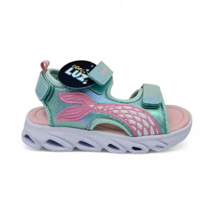 Sandalias marca Conguitos para infantil en color rosa - 1