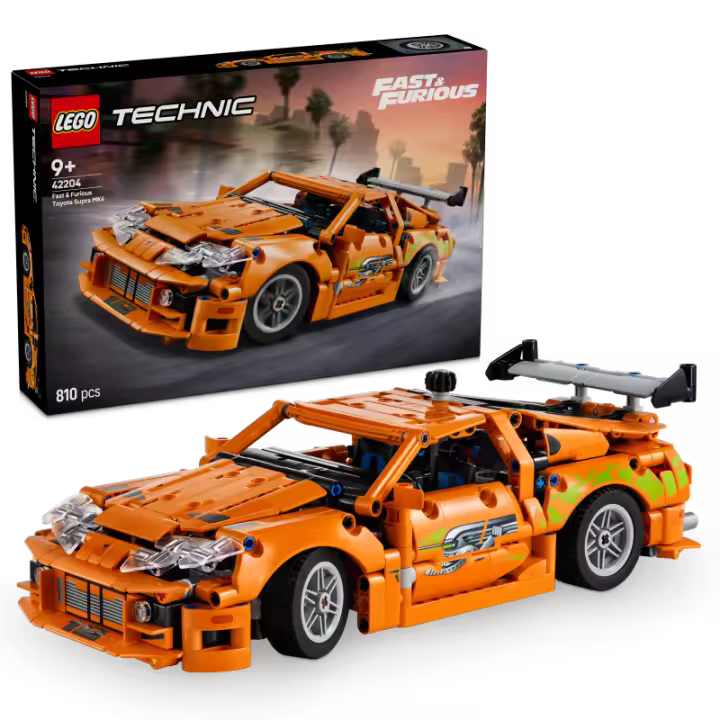 LEGO 42204 Fast and Furious Toyota Supra MK4 Technic contiene 810 piezas - edad 9+ años. 25L42204 - 1