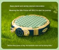 Bloques De Construcción De Sueño Eterno Rosa Le Petit Prince Con Cubierta Antipolvo Juguete De Puzzle Para Decoración De Escritorio Regalo De Cumpleaños Para Adultos - details 7