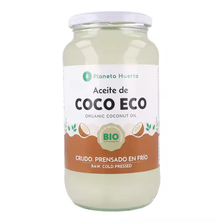 Aceite de Coco Virgen Ecológico Planeta Huerto 860 ml - 1