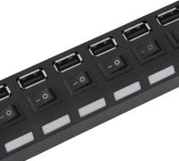 Regleta USB 2.0 7 Puertos EU0414019085 Hub adaptador , ENVIO 24H - details 0