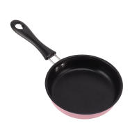 Sartén Mini De 12cm En Acero Inoxidable Antidesbordamiento Inducción Redonda Para Desayuno Freír Huevo Con Mango Largo - details 5