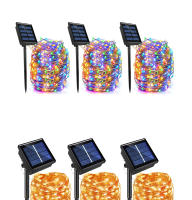 Luz De Cadena Solar Para Exterior Iluminación Festiva 8 Modos Impermeable Lámparas De Hadas Para Decoración De Boda Jardín Navidad Garland - details 6