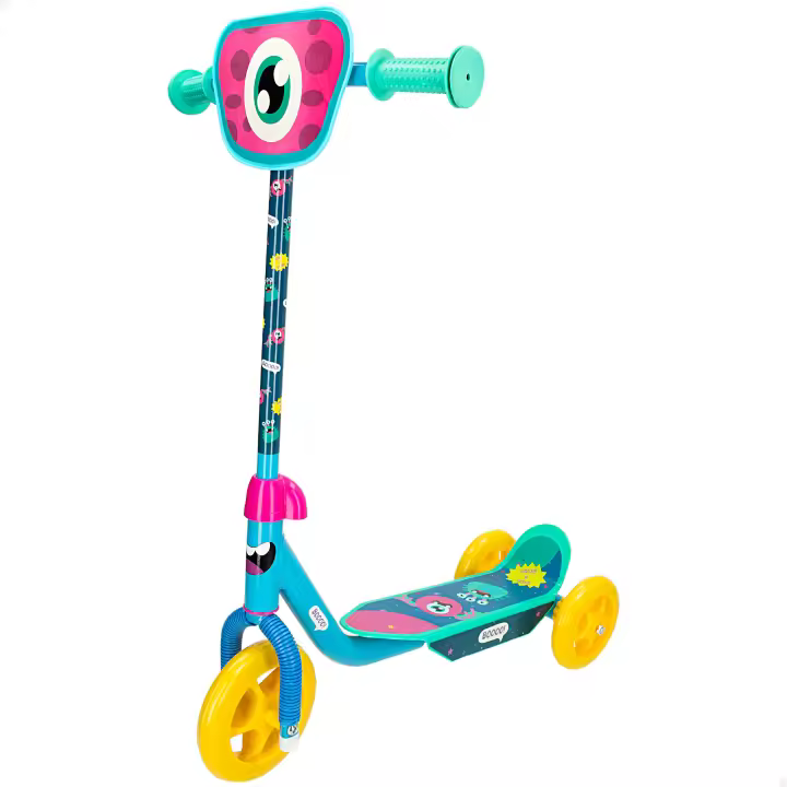CB Riders - Patinete infantil 3 ruedas monstruos con base antideslizante - 1