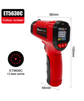 TOOLTOP ET6530B/ET6530C Termómetro Infrarrojo Digital Handheld 50~600℃ Medidor De Temperatura No Contacto Con Punto De Laser - details 13