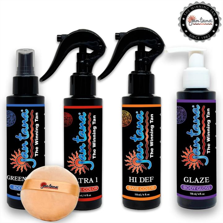JAN TANA – JanTana® Color Collection. Color de Competición Profesional para Bronceado de Alta Definición, Duradero y Uniforme, Ideal para Culturistas y Atletas que Buscan el Mejor Bronceado en Europa