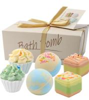 6pcs Bombas de baño Bola de baño Natural Bola de Bola orgánica for bañera SPA Relajante Bombas de baño - details 0