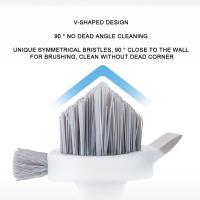 Cepillo De Baño Multifuncional 4 En 1 Para Limpieza De Paredes Y Pisos Eliminador De Huecos Y Rostros Durable Y Cómodo - details 7