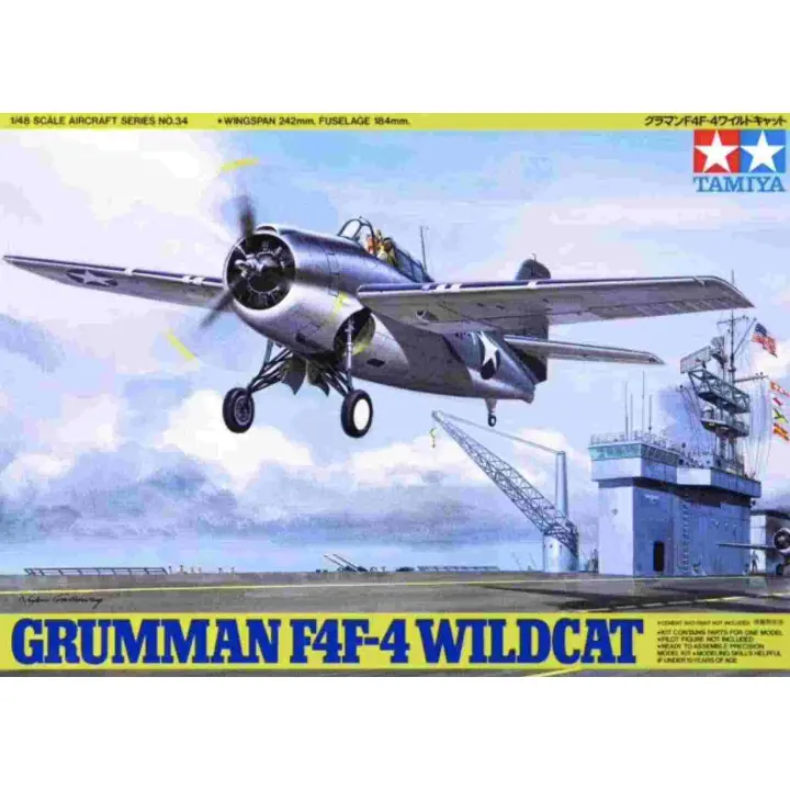 F4F-4 Wildcat Tamiya-61034 | Avión de Combate a Escala 1/48 - 1
