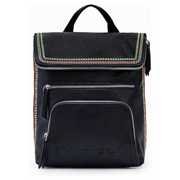 DESIGUAL - Mochila Mujer Back Raven Nerano Negra - 1