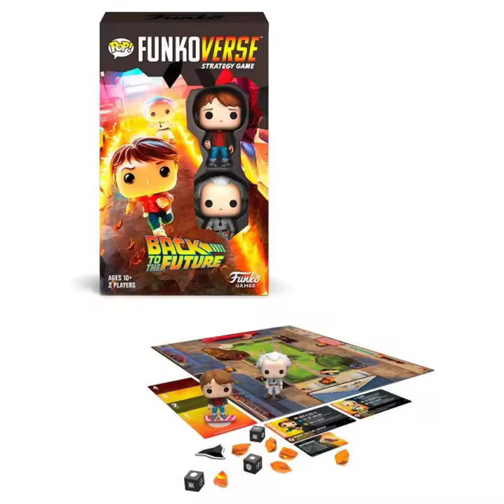 Funko Pop Funkoverse Back To The Future 2 figuras Juego De Mesa Español - 1