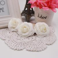 10pcs Flores Artificiales De Seda Rosa Hechas a Mano Para Decoración De Boda Accesorios Para Ropa Y Sombreros Clip DIY Wreath Hat Dress - details 10