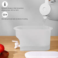 Cacerola De Frigerio De Plástico Con 2 Grifos Dispensador De Bebida Para Contenedor De Agua Con Icicles Dispensador De Jugo Frío - details 5