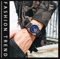 Reloj Deportivo Para Hombre SANDA Cuarzo Digital Resistente Al Agua Con Alarma Y Pantalla Dual Reloj Masculino De Moda Casual Material De Correa Resina Display LED Y Digital - details 13