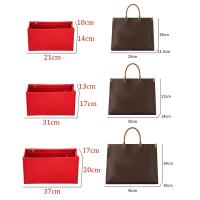 Línea De Inserto De Lana Para Bolso Organizador De Pouch Tote Bag Interno Para LV Onthego Material De Tela Origen China - details 1