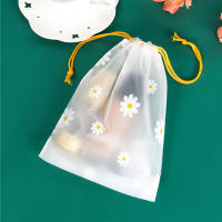 10pcs Bolsas De Almacenamiento Pequeñas En Forma De Margarita Para Zapatos Calcetines Paraguas Viaje Accesorios De Viaje Bolsa De Tela De Poliéster Floral - details 4
