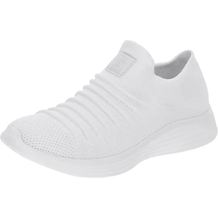 FREDDY-Zapatillas slip-on con parte superior sin costas y Suela de Eva en color Blanco TG 41 Sin Cordones, sútransprable - 1