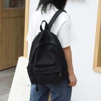 Bolso De Hombro Preppy En Color Sólido Bolsa Escolar De Nylon Bolsa De Deporte Y Viaje Para Mujeres Chicas Y Adolescentes Blanco - details 1