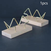 Organizador De Tarjetas De Negocio Con Soporte Para Escritorio Estilo Madera Accesorios Para Oficina Y Hogar Organizador De Memoria De Escritorio - details 7