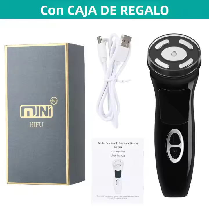 Dispositivo De Belleza Multifuncional MINI HiFu 4.0 Recargable Con Ultrasonido LED EMS Microcorriente Pulso Facial Lifting Cuidado De La Piel - 1