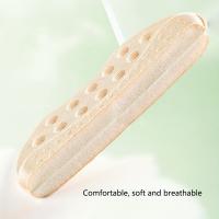 2pcs Almohadillas De Suela Para Talón Alivio Del Dolor Antiwear Protección Del Pie Adhesivo Inserto De Zapato De Esponja Poliéster - details 4