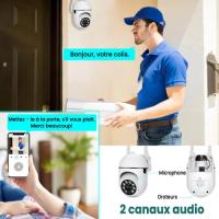 Cámara de vigilancia WiFi para exteriores, wifi HD 1080P 2.4 + 5G, zoom 4x, seguridad en el hogar con visión nocturna - details 4