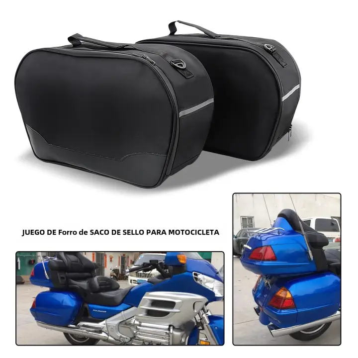 Pannier Liner Para Honda Goldwing 1800 GL1800 2012-2017 Bolsas De Equipaje Negras De Nylon Accesorios Para Motocicleta - 1