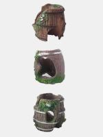 Decoración Creativa Para Acuario Barroco De Madera En Forma De Barril Adorno Resinado Para El Hogar Y Jardín Color Aleatorio - details 1