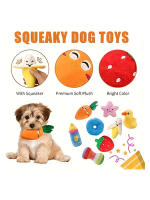 Juguetes Suaves Para Perros De Tamaño Pequeño Y Medio 10/20/50 Pack Juguete Squeaky De Peluche Juegos Interactivos Para Mascotas - details 0