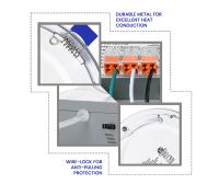 Foco de techo LED empotrable de 12W, orientable en 3 Colores, para Salón, Cocina y baño - details 2