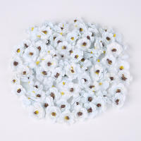 Cabezas De Margarita Multicolor De Seda Artificial 3cm Para Decoración De Boda Hogar Navidad Wreath Scrapbooking - details 9