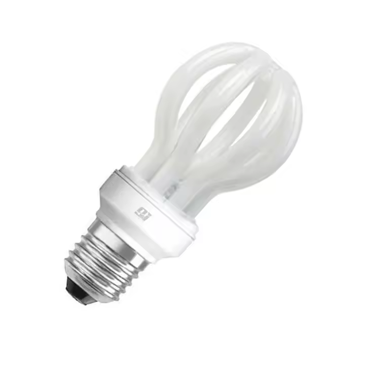 ORION91 Pack x 6 unidades Bombilla CFL FLOR 11W E27 MICRO -T2 10000H 2700K Orion91 Simply - SpazioLuzio - 1