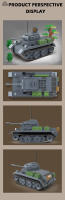 Bloques De Construcción De Tanque Pz.Kpfw.II Ausf. L Luchs Serie Militar DIY Modelo De Vehículo De La Segunda Guerra Mundial Decoración De Escritorio Juguetes Educativos Para Niños Regalos - details 2