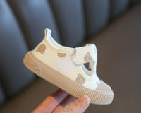 Zapatos Casuales Para Niños Y Niñas Con Bocón Cuadrado Dibujo Animado Suela Suave Primavera Zapato Pequeño De Niños TPR Suela Zapatillas De Lona - details 6