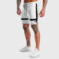 Shorts De Entrenamiento Para Hombre GITF Shorts De Correr Fitness Gym Basketbal Negro Pantalones De Sudor Con Estampado De Deporte - details 8