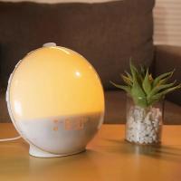 Reloj despertador con simulación de amanecer, Radio FM, luz nocturna, sonidos naturales, ayuda para dormir, sueño pesado para niños - details 10