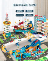 Juguete Interactivo De Dinosaurio Para Niños Coche De Ferrocarril Eléctrico Con Parking Y Aventura Juego De Construcción Mecánico Para Cerebro - details 0
