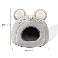 Cueva De Algodón Lavable Para Conejo De Guinea Hogar Acolchado Antideslizante Caliente Escondite Para Mascotas Pequeñas Chinchilla Erizo - details 0