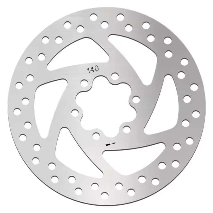  Disco De Freno De 140mm Para Scooter Eléctrico Kugoo M4 Zero Ninebot F20 F30 F40 P65 Con 6 Tornillos Pieza De Acero Inoxidable - 1