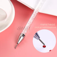 1pcs Herramienta De Dote De Joyería Plástico Doble Cabeza Pincel Para Colocar Y Retirar Diamantes De Moda Uso Dual - details 7
